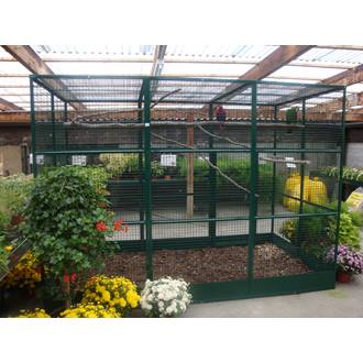 voliera rettangolare 300x200x200