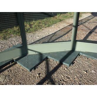 voliera a sedici lati 85x438x338
