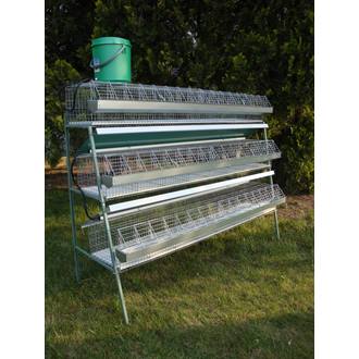 batteria conigli ingrasso 3 piani 24 posti - art.8