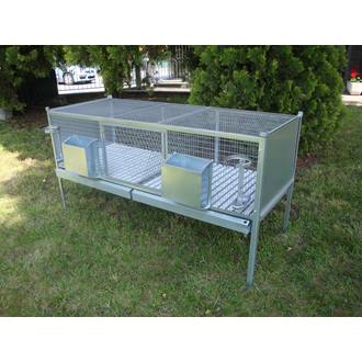 Gabbia per conigli 150x60x50 - art. 10 G