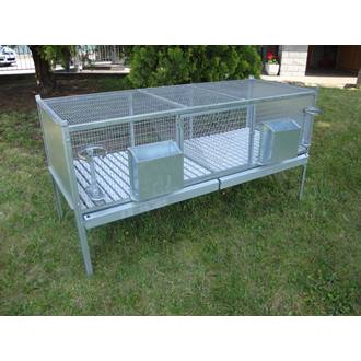 Gabbia per conigli 150x60x50 - art. 10 G