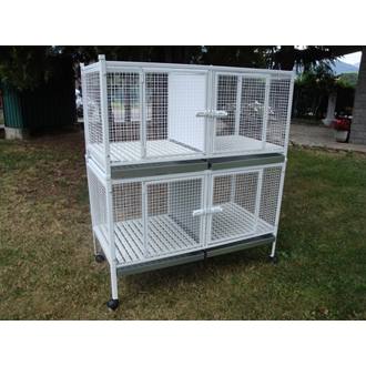Gabbia per cane o gatto 120x60x60 - art. 52