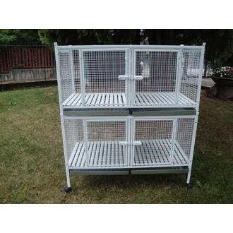 Gabbia per cane o gatto 120x60x60 - art. 52