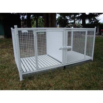 Gabbia per cane o gatto 120x60x60 - art. 52