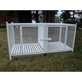 Gabbia per cane o gatto 120x60x60 - art. 52