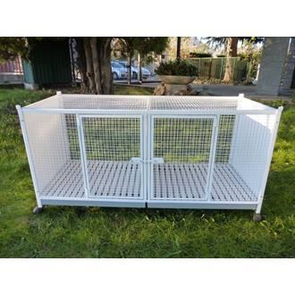 Gabbia per gatto 150x60x75 - art. 60 G