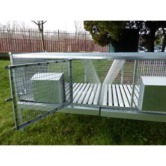 Gabbia per conigli 150x60x50 - art. 10 G