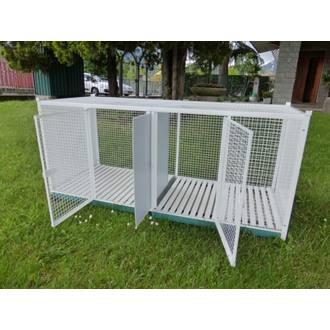 Gabbia per cane o gatto 150x60x68 - art. 60