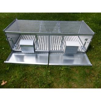 Gabbia conigli 150x60x50 - art. 10