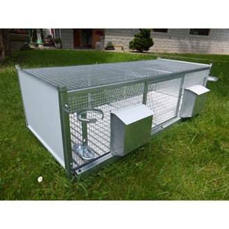 Gabbia conigli 150x60x50 - art. 10