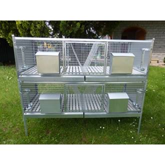 Gabbia conigli 150x60x50 - art. 10