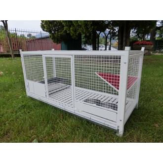 Gabbia per gatto 120x50x58 - art. 53