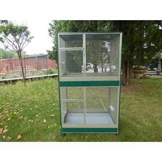 gabbia per pappagalli 105x75x180 - ART.33 B diviso