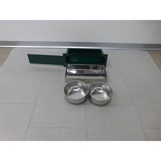 portamangiatoia con 2 ciotole - art.99